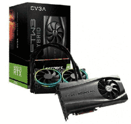 [Dim-10G-P5-3898-KR] TARJETA DE VIDEO EVGA NVIDIA GEFORCE RTX 3080 FTW3 ULTRA HYBRID GAMING 10G-P5-3898-KR 10GB GDDR66 ARGB LED METAL BACKPLATE