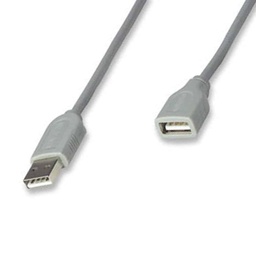 [766623340960-M] Cable  Manhattan Usb A V1.1 Extension 4.5m Macho-hembra Gris 340960