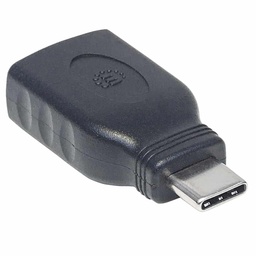 [766623354646-M] Adaptador  Manhattan Usb-c V3.1 Cm-ah Negro 354646