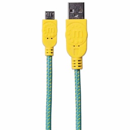 [766623394000-M] Cable                                                                                                                                                                                                                                                                                                                                                                                                                                                                                                                                                                                                                                                                                                                                                                                                                                                                            Manhattan USB 2.0 A - Micro B 1.0m Turquesa/amarillo 394000