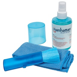 [766623421027-M] Limpiador  Manhattan Lcd Kit 200ml, Microfibra Y Brocha 421027
