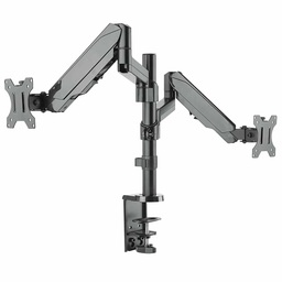 [766623461597-M] Soporte Manhattan P/2 Monitores 17 A 32 P/escr C/piston 461597