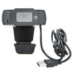 [766623462006-M] Camara Web Manhattan Full Hd Usb V2, 1080p, Mic Interno, 30fps, 462006