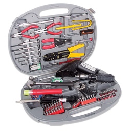 [766623530217-M] Kit Herramientas Manhattan Mantenimiento 145 Piezas 530217