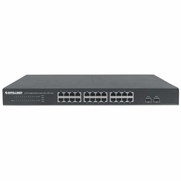 [766623561044-I] Switch  Intellinet Gb 24 Ptos 19 + 2 Sfp 561044