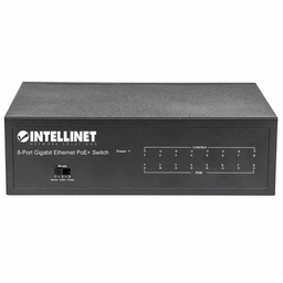 [766623561204-I] Poe Switch Intellinet Gb 8 Ptos 30w/pto, 60w Escritorio 561204