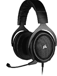 [Dim-CA-9011215-NA] HEADSET PARA GAMING CORSAIR HS50 PRO STEREO NEGRO CA-9011215-NA. pue
