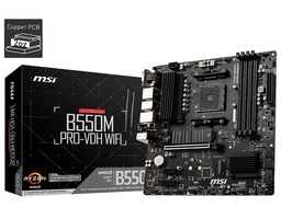 [824142219393-M] Tarjeta         Madre Msi B550m Pro Vdh Wifi Soc Am4 Matx Hdmi, Ddr4