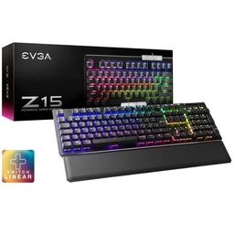 [843368071417-E] Teclado                                                                                                                                                                                                                                                                                                                                                                                                                                                                                                                                                                                                                                                                                                                                                                                                                                                              EVGA Z15 822-w1-15sp-k2 RGB Hot-swap Mecanico USB 3.2 4000hz