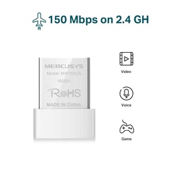 [849439000324-T] Adaptador Mini N150 Mercusys / Mw150us