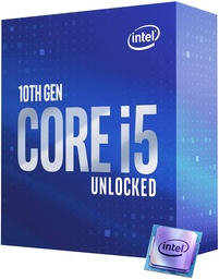 [BX8070110600K] Cpu                                                Intel Core I5 10600k 4.1ghz12mb125w Soc1200 10th Gen Bx8070110600k