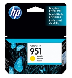 [CN052AL] Cartucho Hp 951 Amarillo Officejet P/8600/k8600/8600+/8100 (cn052al)