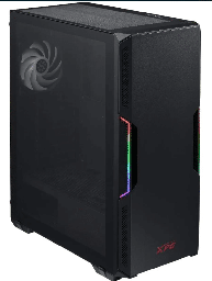 [Dim-STARKERCP-BKCUS-no-psu] Gabinete ADATA XPG Starker RGB Con Ventana Mid Tower Color Negro Starkercp-bkcus Sin Fuente