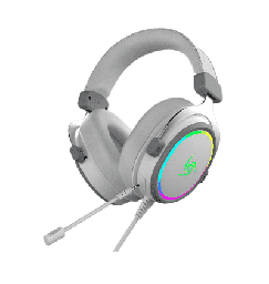 [Dim-VG-HP726-WHT] HEADSET PARA GAMING VSG SINGULARITY RGB 7.1 VIRTUAL VG-HP726-WHT BLANCO