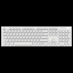 [GTI-28201B] Teclado Getttech Gti-28201b Ignite Backlight Usb Blanco 105 Teclas