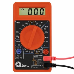 [QAD-690010] Multimetro                                                                                                                                                                                                                                                                                                                                                                                                                                                                                                                                                                                                                                                                                                                                                                                                                 Digital QIAN Qad-690010 Lcd 3 1/2 Digitos(cuenta 1999) 0.5″