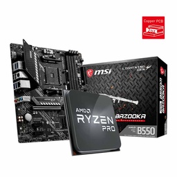 [Dim-SET-4750G+B550M-BAZOOKA-1] SET AMD RYZEN 7 PRO 4750G +TARJETA MADRE MSI MAG B550M BAZOOKA AM4