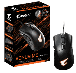 [Dim-GM-AORUS-M3] MOUSE PARA GAMING GIGABYTE AORUS OPTIMO M3 ALAMBRICO USB 6400DPI