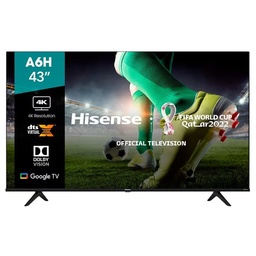 [43A6H] Television                                                                                                                                                                                                                                                                                                                                                                                                           Hisense 43a6h 43" Smart Android Ultra Hd 4k 3840*2160 Wifi