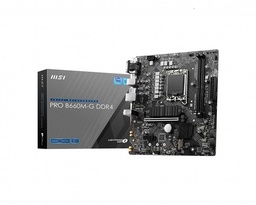 [dim-MSI PRO B660M-G] Tarjeta    Madre MSI Pro B660m-g DDR4 M.2 Pcie 4.0 12th 1700 Matx HDMI Pue