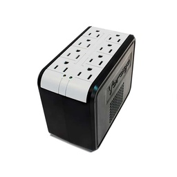 [7502266678229-V] Regulador Vorago Avr-200 1400va 8 Contactos Negro/blanco