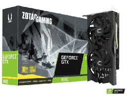 [Dim-ZT-T16600M-10M] Tarjeta   De Video Zotac Nvidia Geforce GTX 1660 Twin Fan 6gb GDDR5 Zt-t16600m-10m