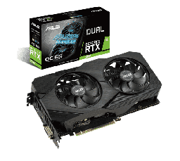 [Dim-DUAL-RTX2060-6G-EVO] Tarjeta   De Video ASUS Nvidia Geforce RTX 2060 Dual Evo 6gb GDDR6 Dual-rtx2060-6g-evo