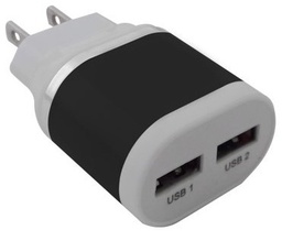 [ACCRBT2330] Cargador BROBOTIX 2 Puertos USB 161264N - Negro, USB