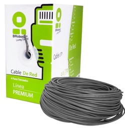 [ACCRBT710] Bobina BROBOTIX 400052G - 100 m, Gris, Interior, CAT5e, CCA