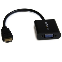 [ACCSTA020] Convertidor de video HDMI a VGA StarTech.com HD2VGAE2 - HDMI, VGA, Negro