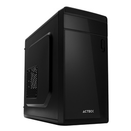 [GABACT030] Gabinete ACTECK Delta - Torre, Gabinete, Micro-ATX, Mini-ITX, Negro